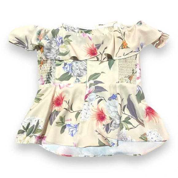 Amanda Uprichard Romola Corset Top in Orchid Floral Sz M - Picture 3 of 7